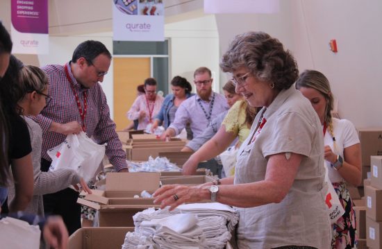 ‘Pop-Up’ Event Generates 4,800 Comfort Kits for People in Crisis