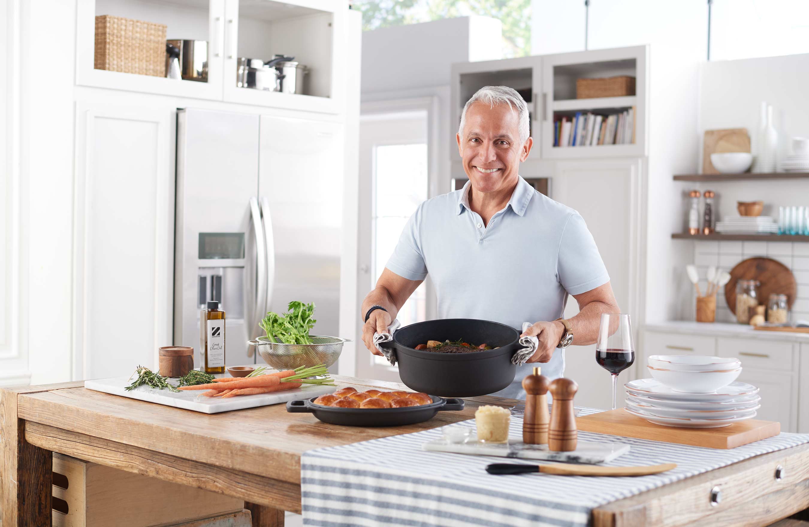 Iron Chef Geoffrey Zakarian Invites QVC Live Crew To His Restaurant ...